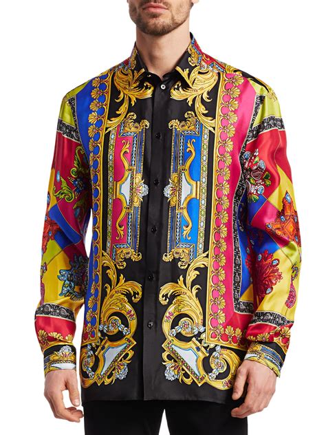 versace clothing mens sale|versace collection men shirt sale.